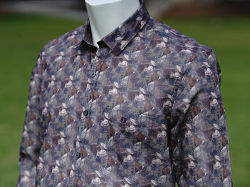 Visual Fresh Printed Smart Casual