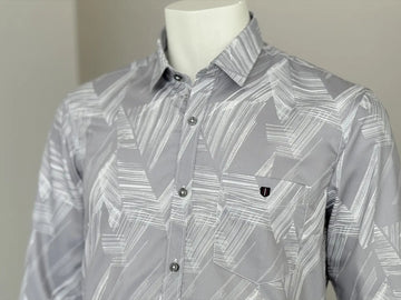 White Stripes On Ash Smart Casual