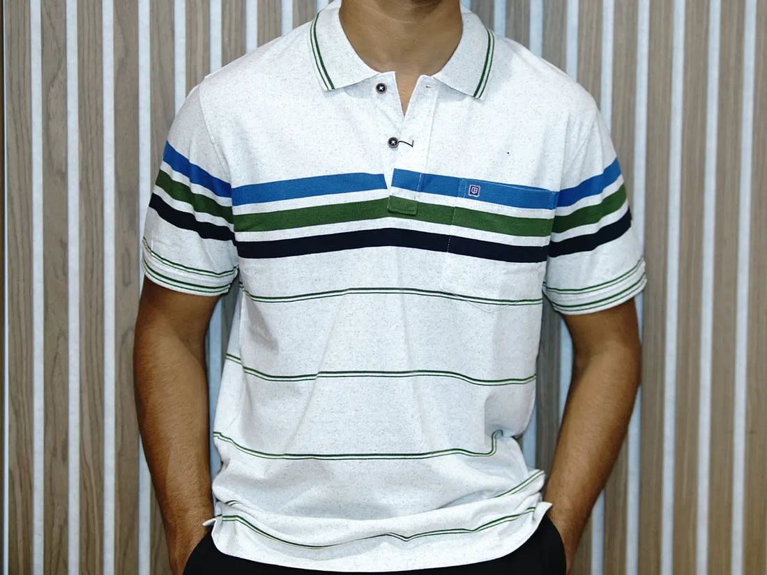 Blue and Green Horizontal Lines on Ash