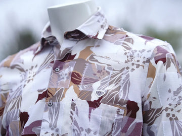 Multi Printed Cream Smart Casual